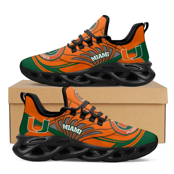 Women's Miami Hurricanes Flex Control Sneakers 002